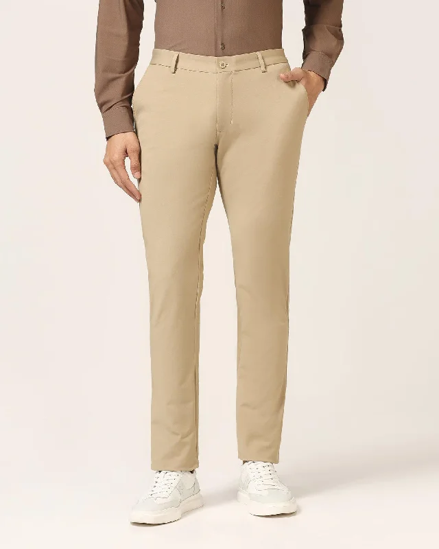 TechPro Slim Fit B-91 Casual Khaki Solid Khakis - Borros