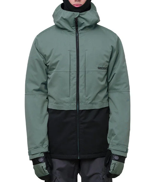 686 Men's Smarty 3-In-1 Form Jacket Cypress Green Colorblock 2024