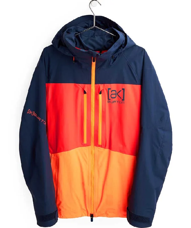 Burton Men's [ak] GORE‑TEX Swash Jacket - Dress Blue/Fiesta Red/Clownfish Orange 2022