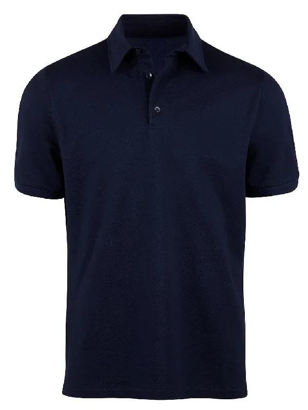 COTTON POLO SHIRT Marine