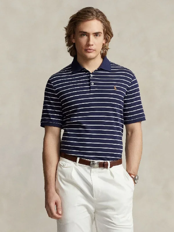 CUSTOM SLIM FIT POLO SHIRT Marine