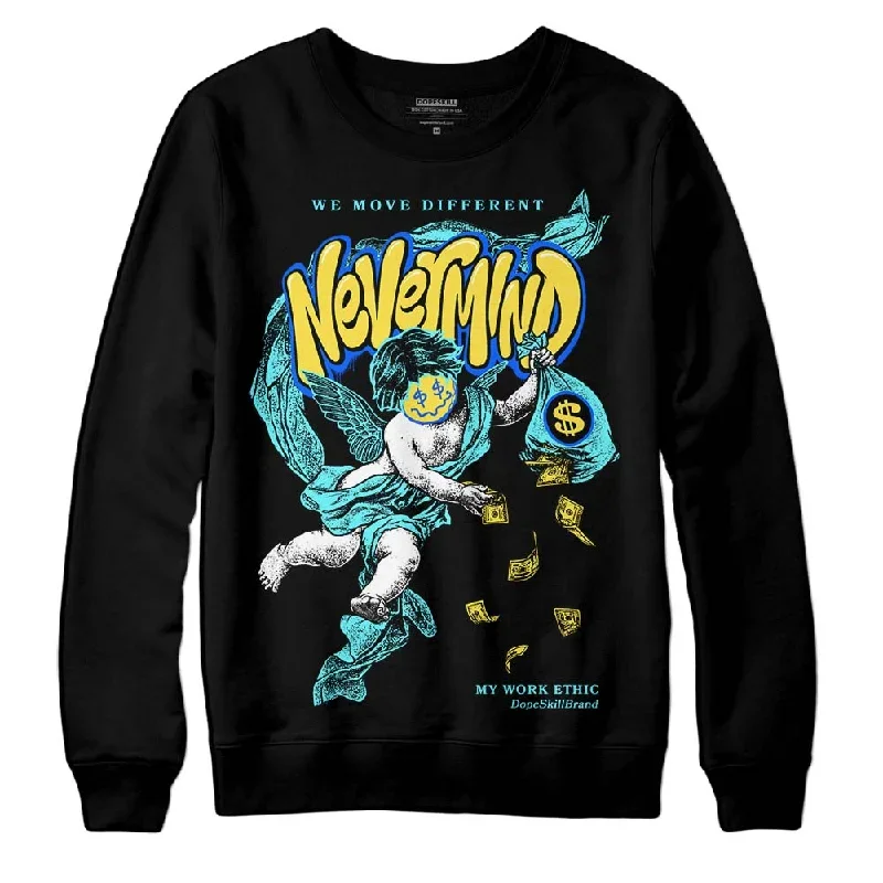 Aqua 5s DopeSkill Sweatshirt Nevermind Graphic