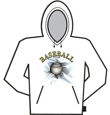 Baseball Play Hard Hoodie