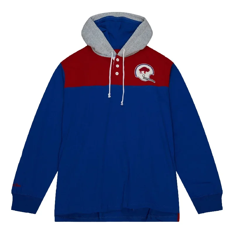 Mitchell & Ness Buffalo Bills Retro Rugby Polo Sweatshirt