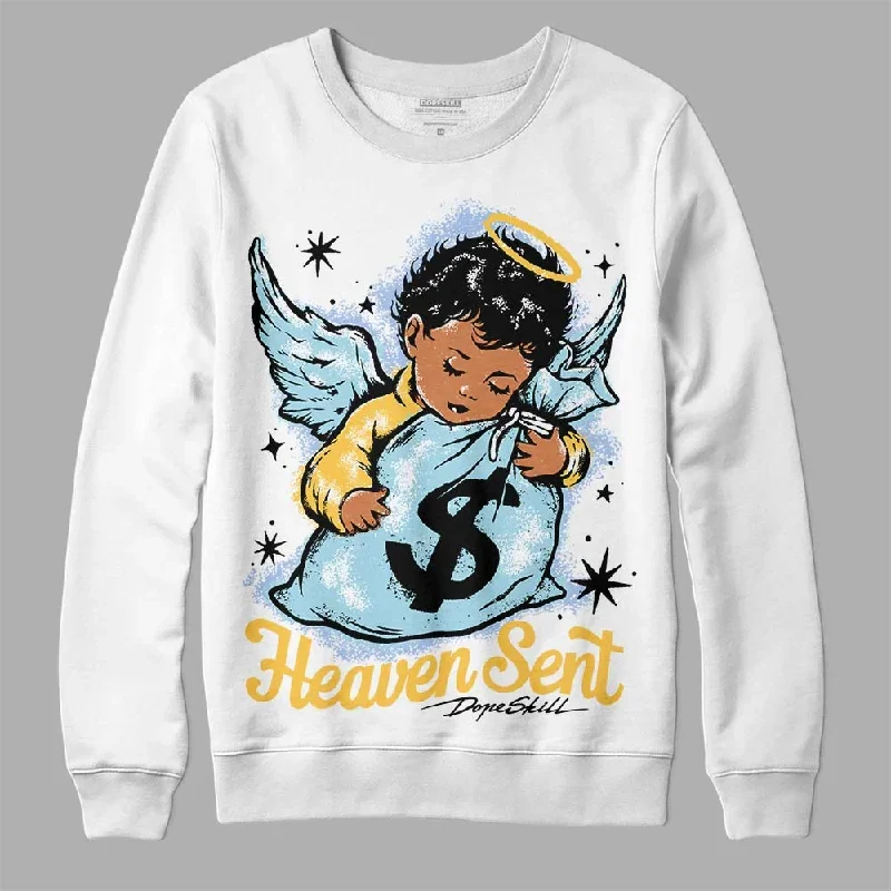 Blue Grey 13s DopeSkill Sweatshirt Heaven Sent Graphic