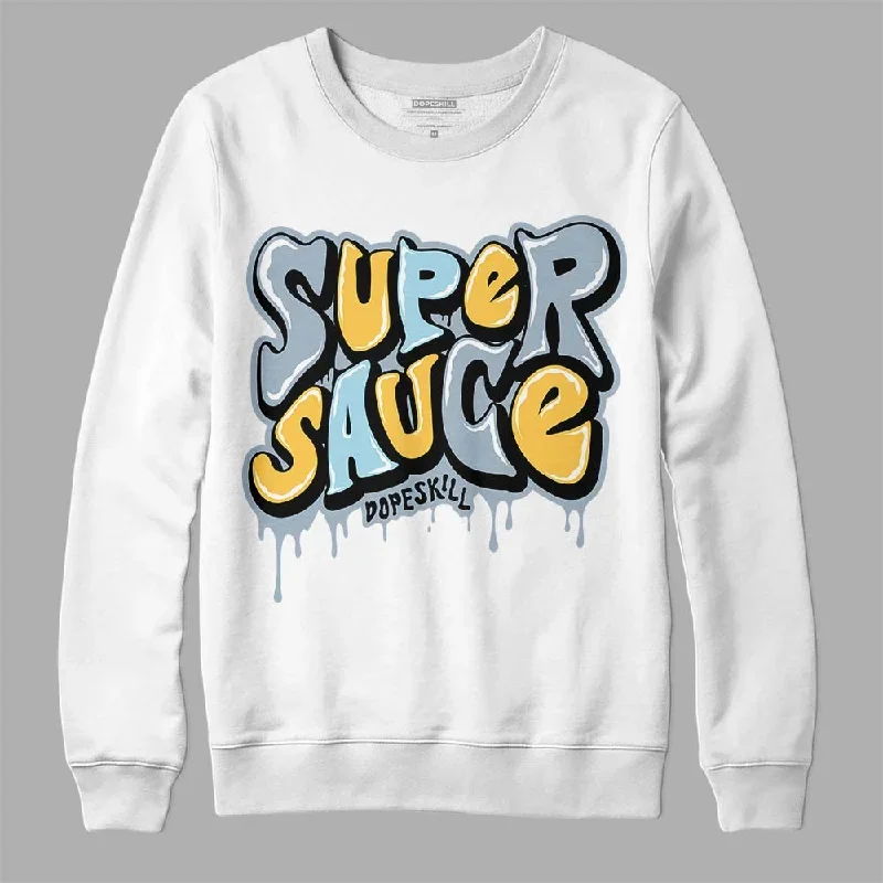 Blue Grey 13s DopeSkill Sweatshirt Super Sauce Graphic