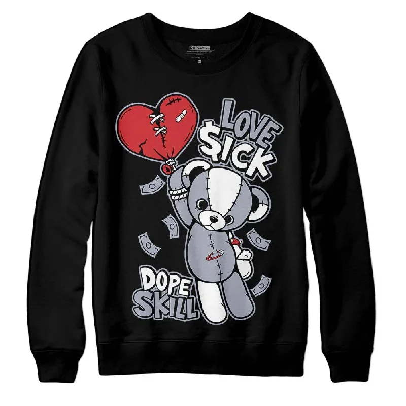 Bred Reimagined 4s DopeSkill Sweatshirt Love Sick Graphic