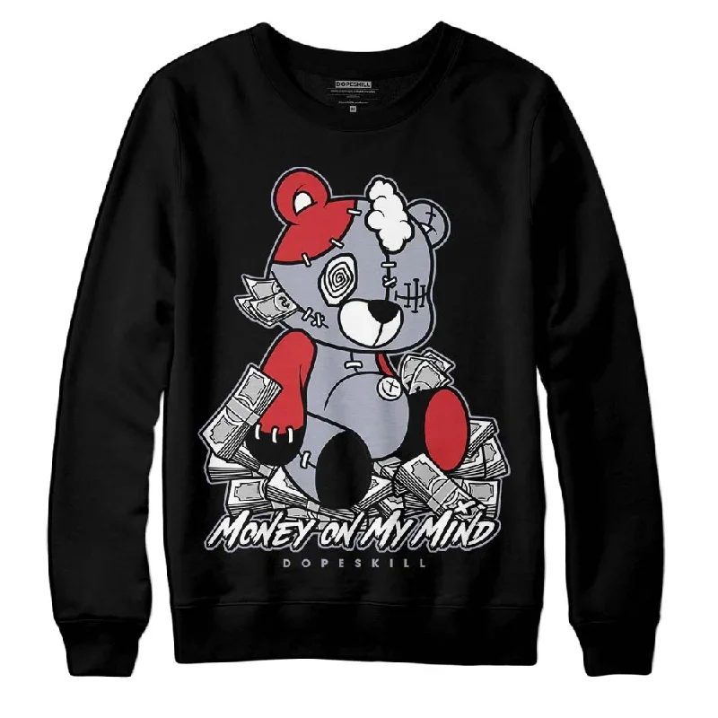 Bred Reimagined 4s DopeSkill Sweatshirt MOMM Bear Graphic