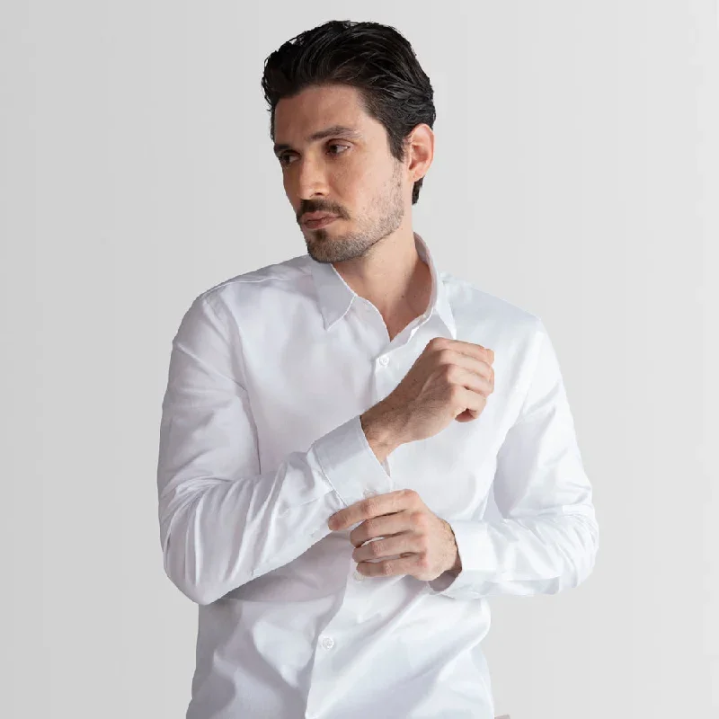 Camisa Algodão Oxford Masculina - Branco