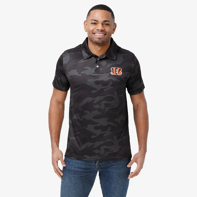 Cincinnati Bengals Color Camo Polyester Polo