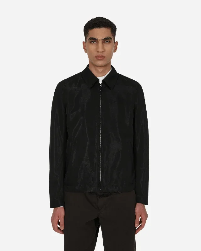 Velvet Zip Jacket Black