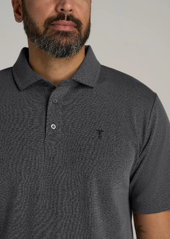 cotton-stretch-print-polo-mens-in-charcoal-pindot