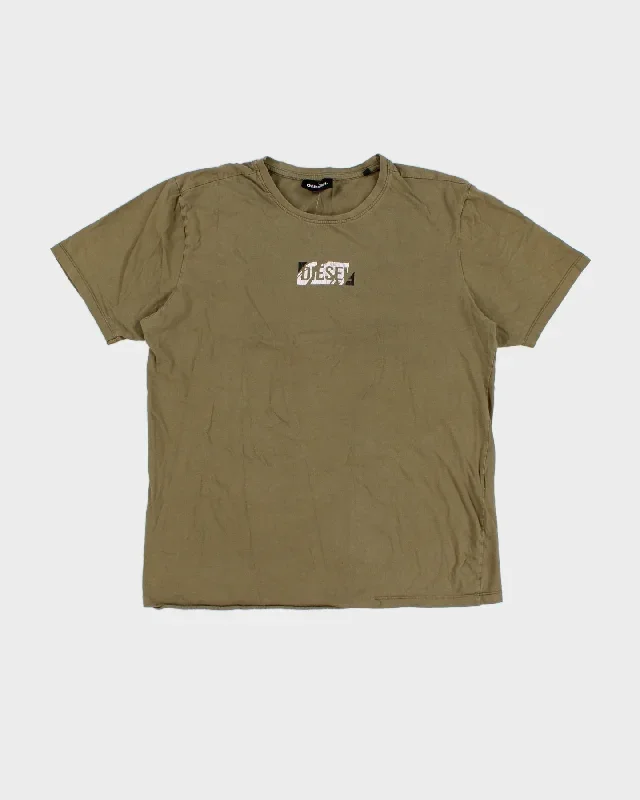 Diesel Green Logo T-Shirt - XXL