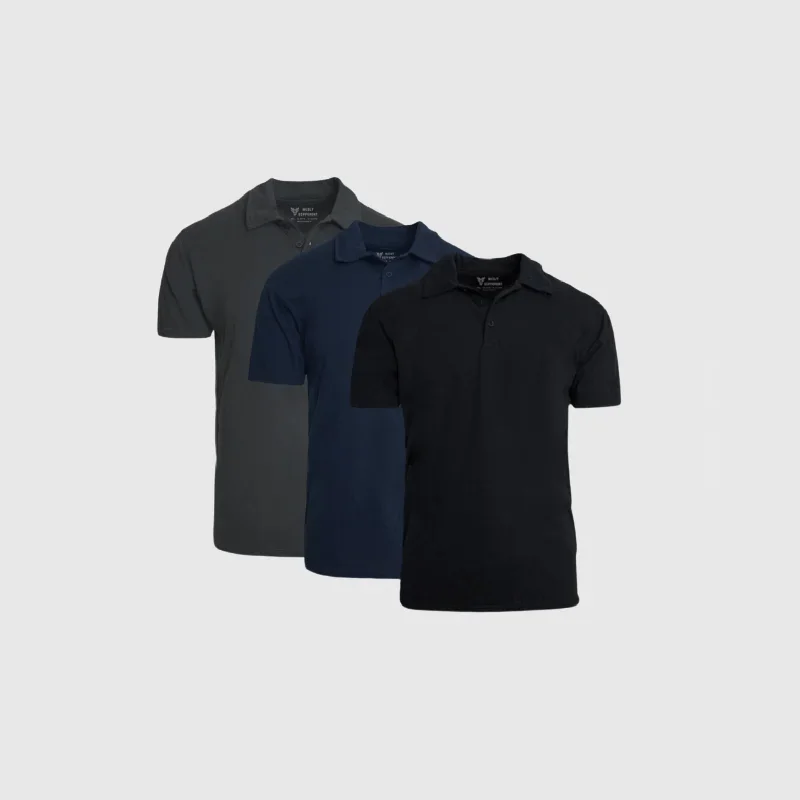 Essentials Polo 3-Pack