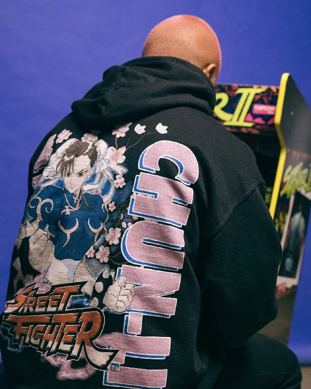 Goat Crew X Street Fighter Chun Li Hoodie Black