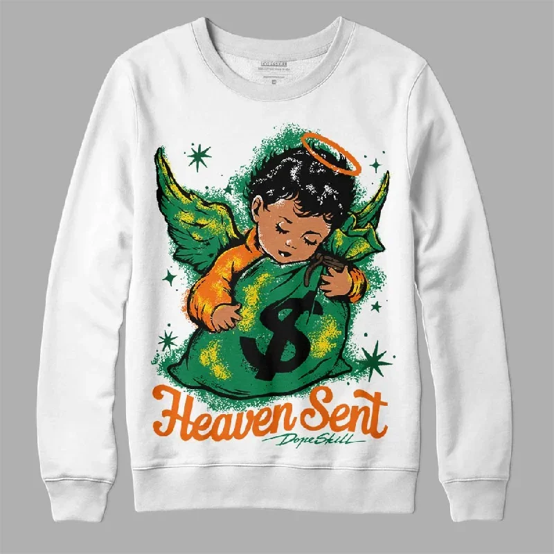 Green Collection DopeSkill Sweatshirt Heaven Sent Graphic