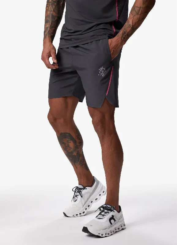 Gym King Flex 6 Short - Graphite/Fuchsia