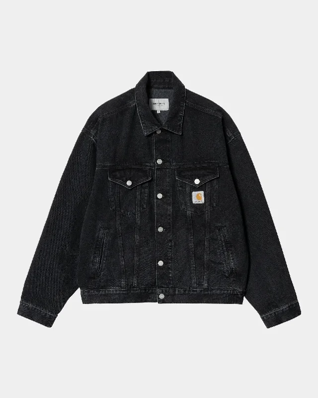 Helston Jacket | Black (stone washed)