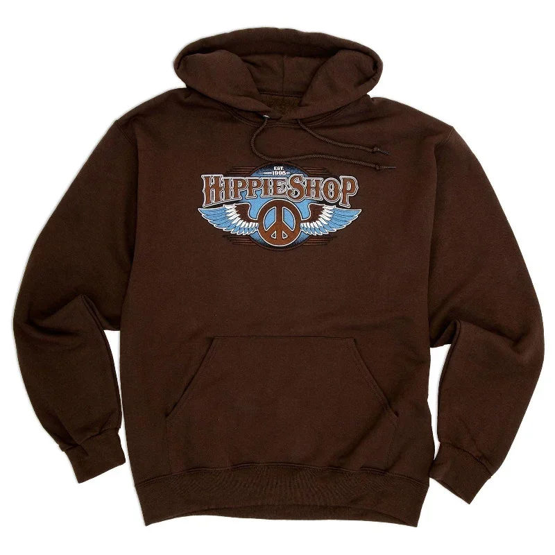 Hippie Shop Winged Peace Hoodie