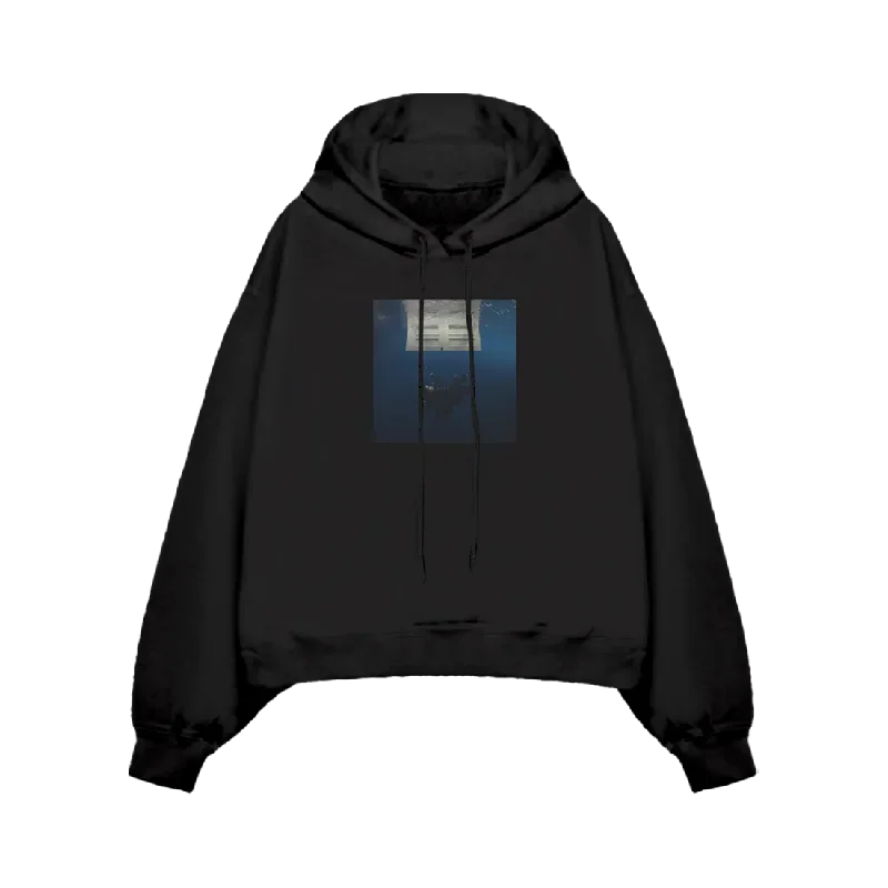 HIT ME HARD AND SOFT Black Cover Pullover Hoodie