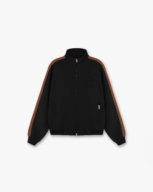 Initial Tracksuit Jacket - Black