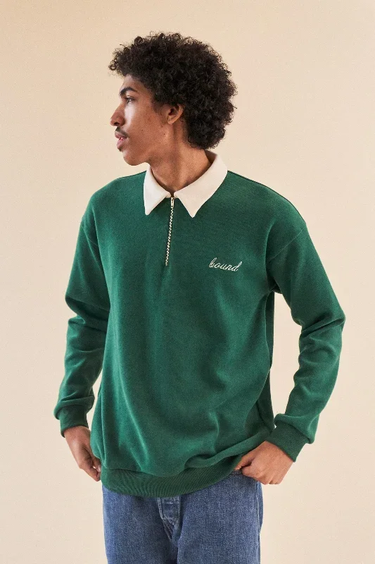 KELLY KNIT 1/4 ZIP POLO SWEAT