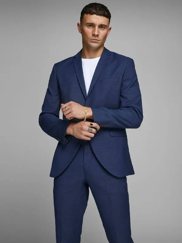 Klassisk Blazer Slimfit - Medieval Blue