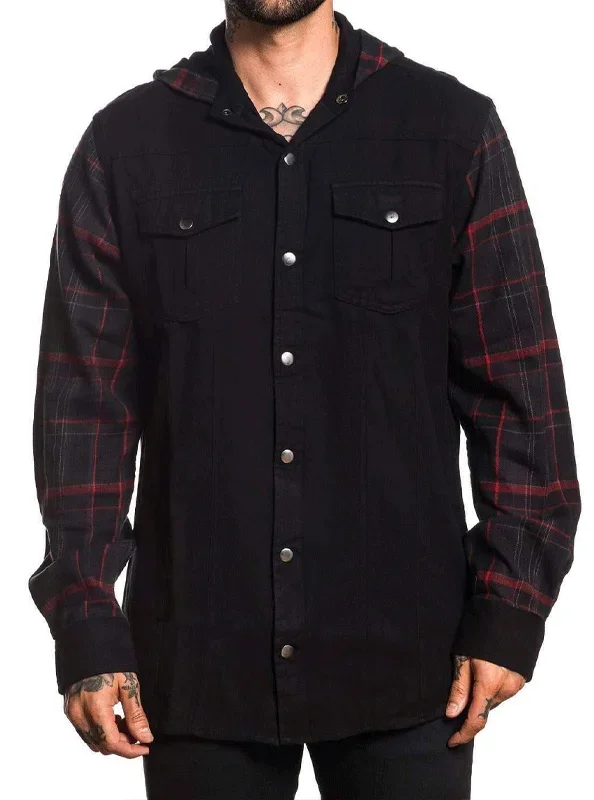 Men's Open Road Hooded Flannel