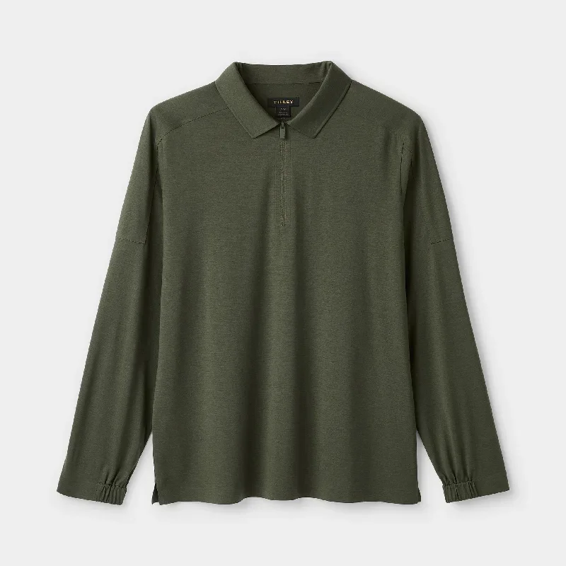 Merino LS Zip Polo