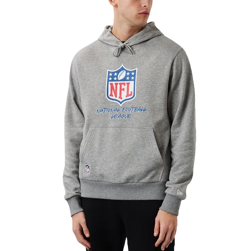 New Era Mens NFL Generic Logo Hoodie - Grey