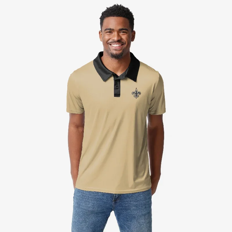 New Orleans Saints Nightcap Polyester Polo