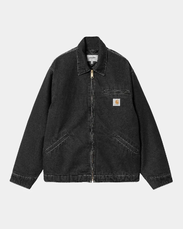 OG Detroit Jacket (Spring) | Black (stone washed)