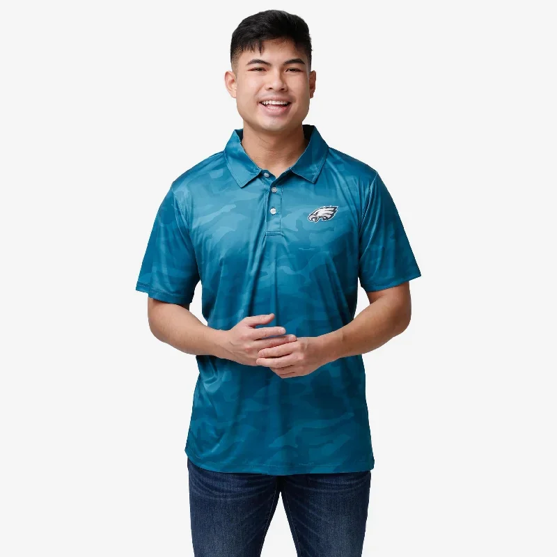 Philadelphia Eagles Color Camo Polyester Polo