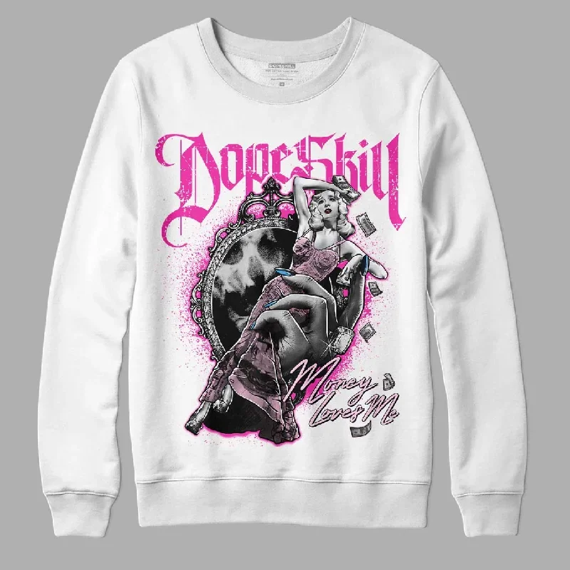 Pink Collection DopeSkill Sweatshirt Money Loves Me Graphic