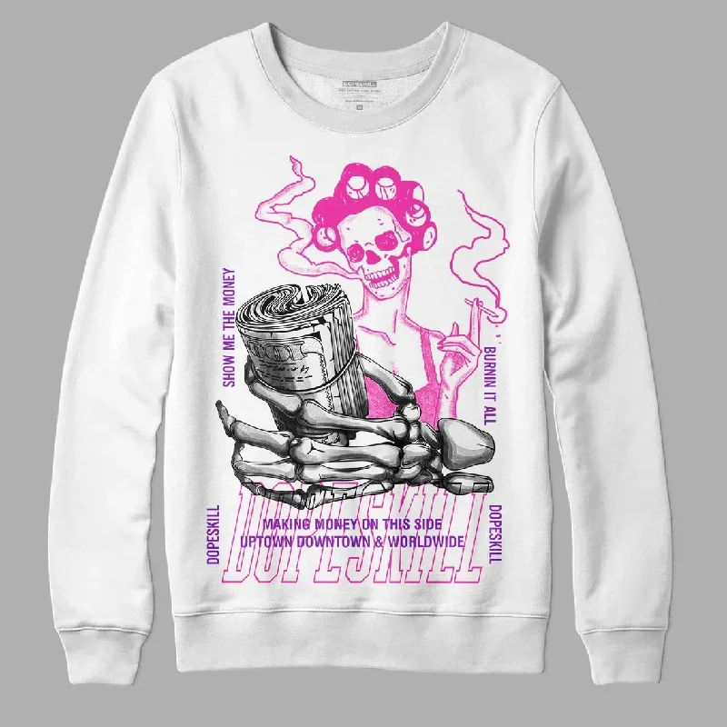 Pink Collection DopeSkill Sweatshirt Show Me The Money Graphic