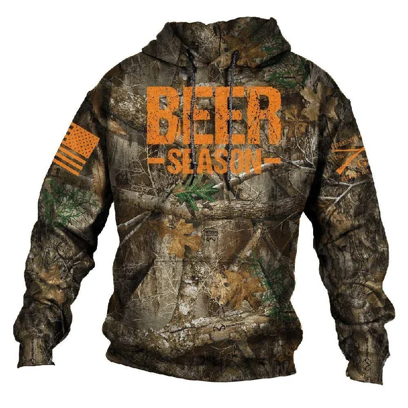 Realtree Edge? - Beer Season Hoodie - All Over Camo