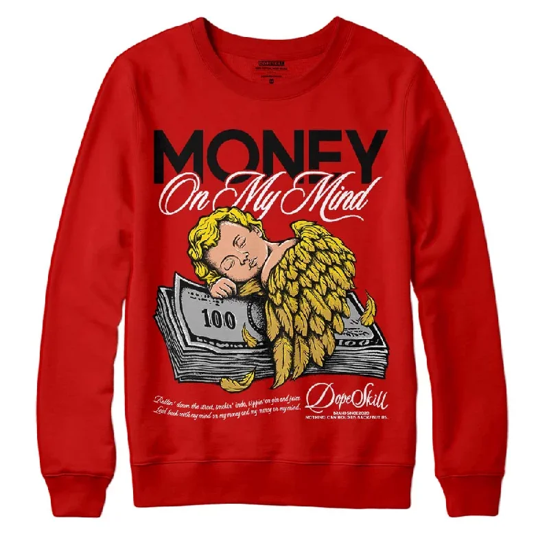 Red Collection DopeSkill Red Sweatshirt MOMM Graphic