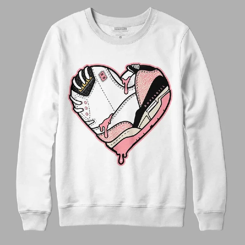 Red Stardust 3s DopeSkill Sweatshirt Heart Jordan 3 Graphic