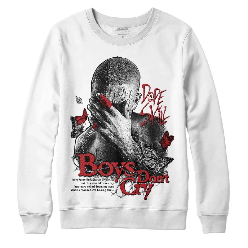 Red Taxi 12s DopeSkill Sweatshirt Boys Don't Cry Graphic