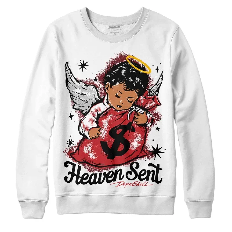 Red Taxi 12s DopeSkill Sweatshirt Heaven Sent Graphic