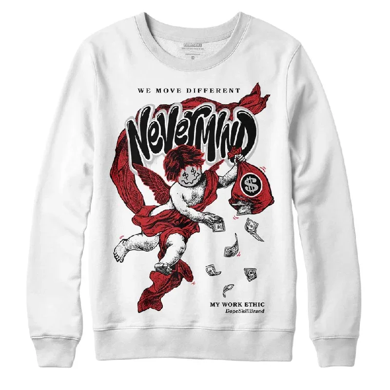 Red Taxi 12s DopeSkill Sweatshirt Nevermind Graphic