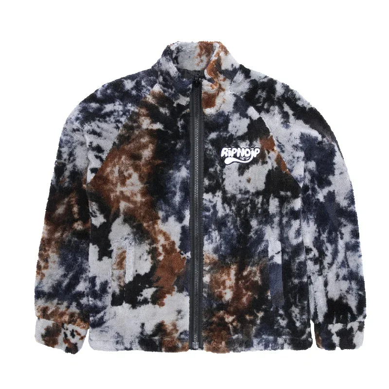 RIPNTAIL Sherpa Jacket (Tie Dye)