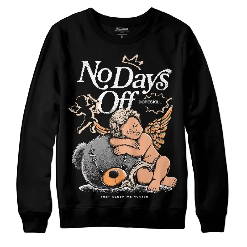 Sail Black 2s DopeSkill Sweatshirt New No Days Off Graphic