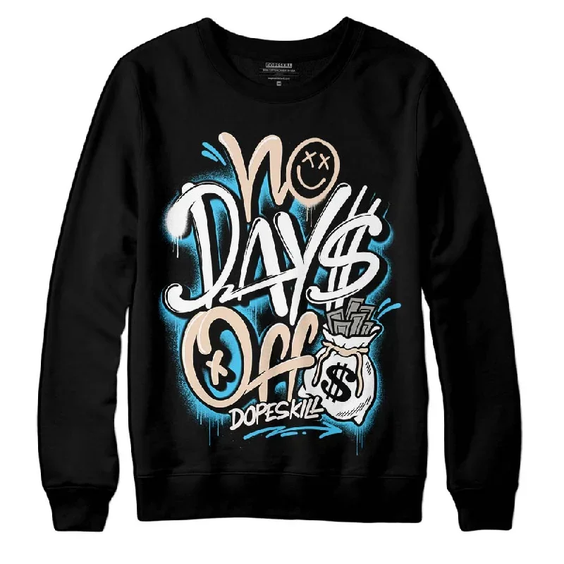 Sail Black 2s DopeSkill Sweatshirt No Days Off Graphic