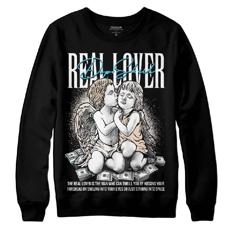 Sail Black 2s DopeSkill Sweatshirt Real Lover Graphic