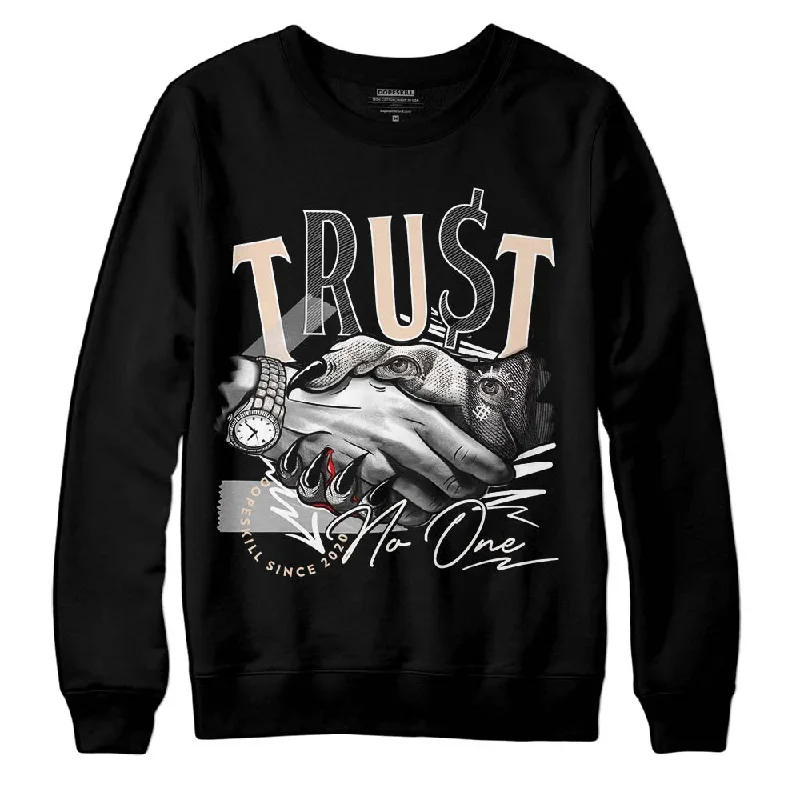 Sail Black 2s DopeSkill Sweatshirt Trust No One Graphic