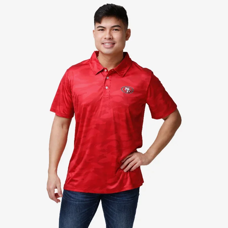 San Francisco 49ers Color Camo Polyester Polo