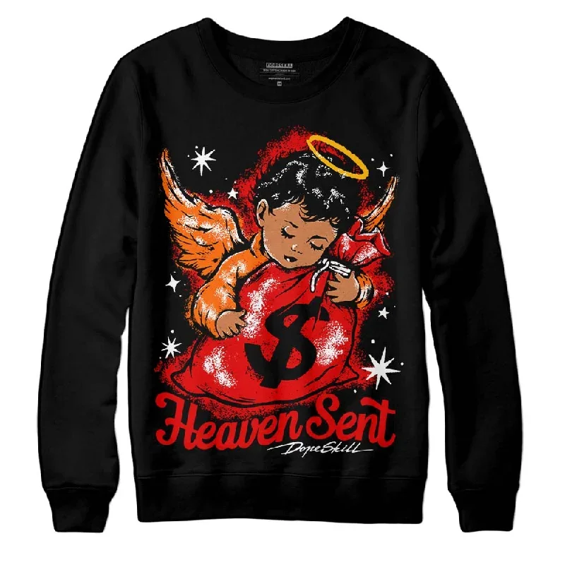 Satin Bred 1s DopeSkill Sweatshirt Heaven Sent Graphic