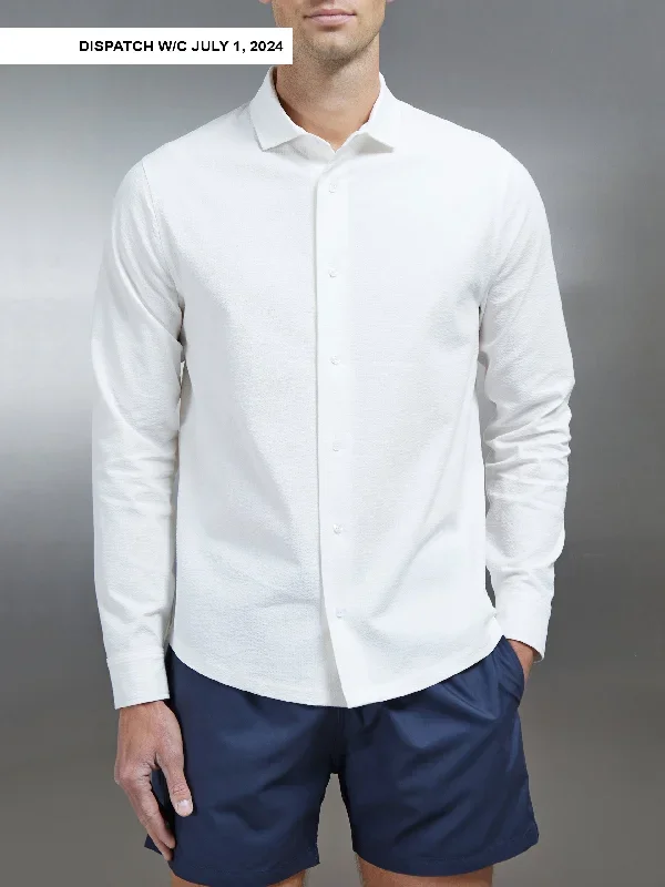 The Resort Long Sleeve Shirt in White