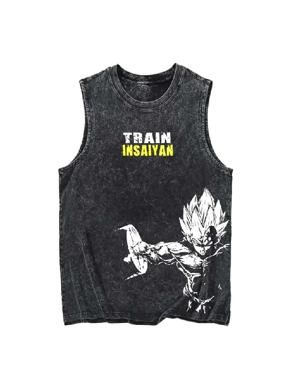 [TRZN] Train Insaiyan Vintage Tank Top